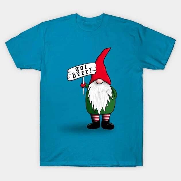 Gnome Needs Beer Made in Australia T-Shirt