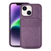 Multifunctional Vertical Flip Card Wallet Holder Vegan Leather Back Phone Case