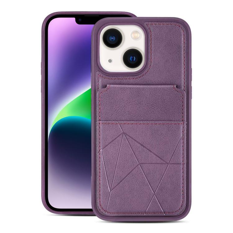 Multifunctional Vertical Flip Card Wallet Holder Vegan Leather Back Phone Case