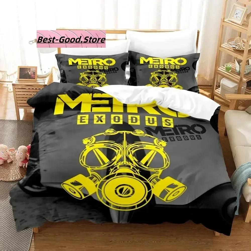 

Metro exodus Комплект постельного белья Single Twin Full Queen King Size Комплект постельного белья Aldult Kid Bedroom Duvetcover Sets 3D Print Game Комплект простыней 135x200cm