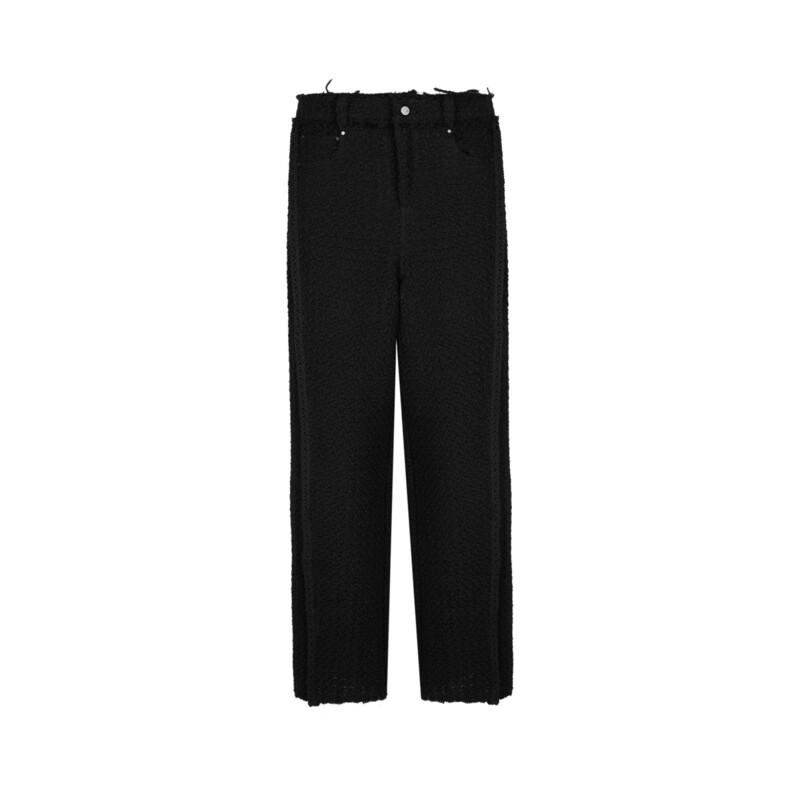 JNBY 23 Winter Wool Blend Pleated Straight Casual Pants