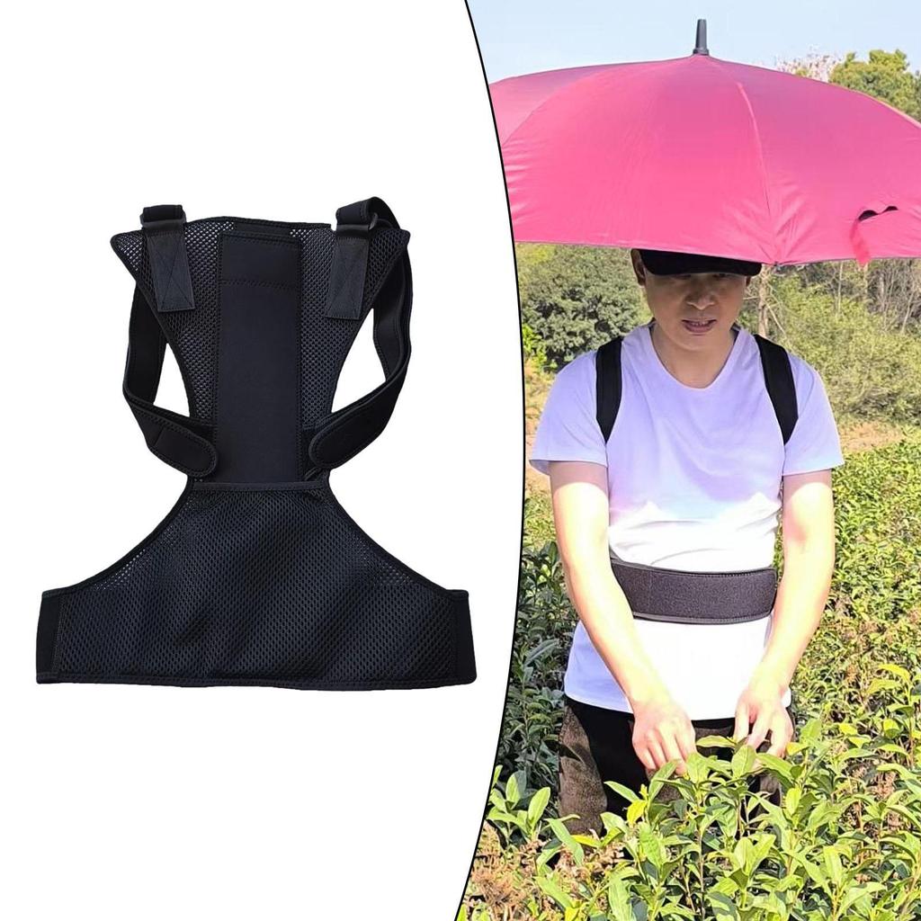 Comfortable Umbrella Holder on Shoulder Strap for Fishing Trips