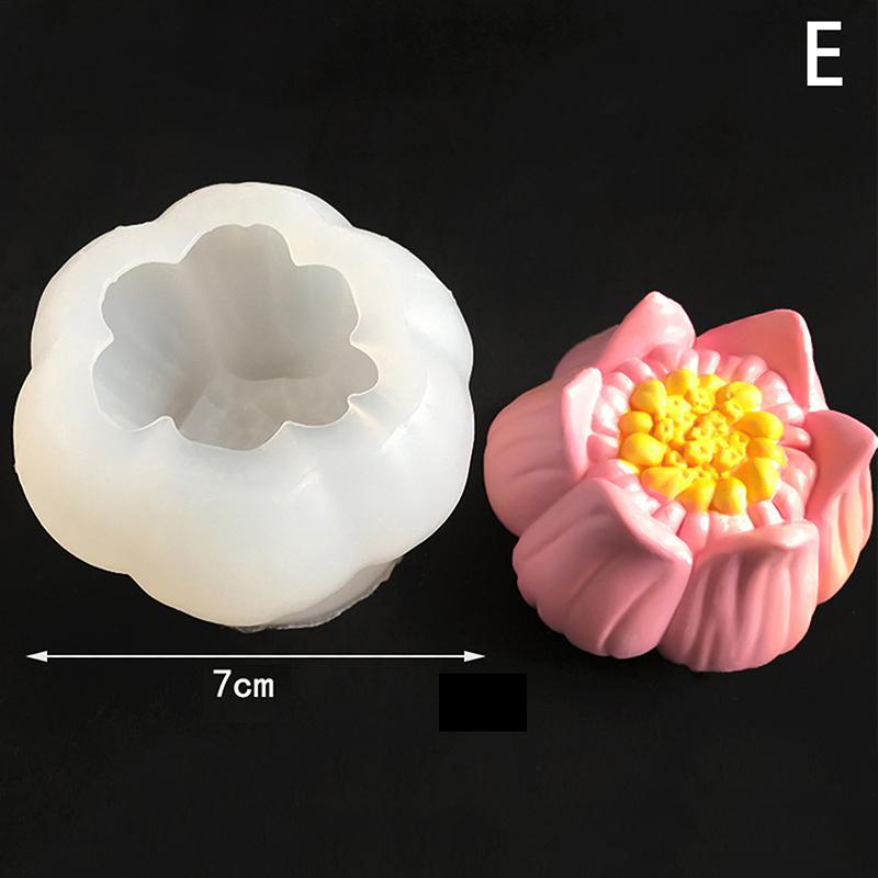 

Имитация лотоса свеча силиконовая форма цветок мыло аромат украшения изготовление шоколадного торта украшения форма для выпечки