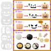 Orirya Onigiri Seaweed DIY Cute Bento Box Kitchen Bento Halloween Bento Decoration Lunch Making Pumpkin Onigiri Mold Set Pumpkin-Shaped Mold, Punch,