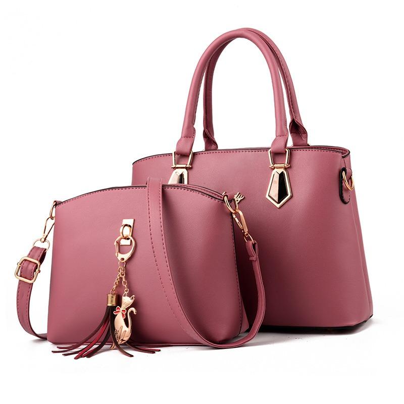 [Shichen Women's Bag] Mother and Child Bag  New Stylish and Simple Women's Handbag One Shoulder Crossbody Bag Trend