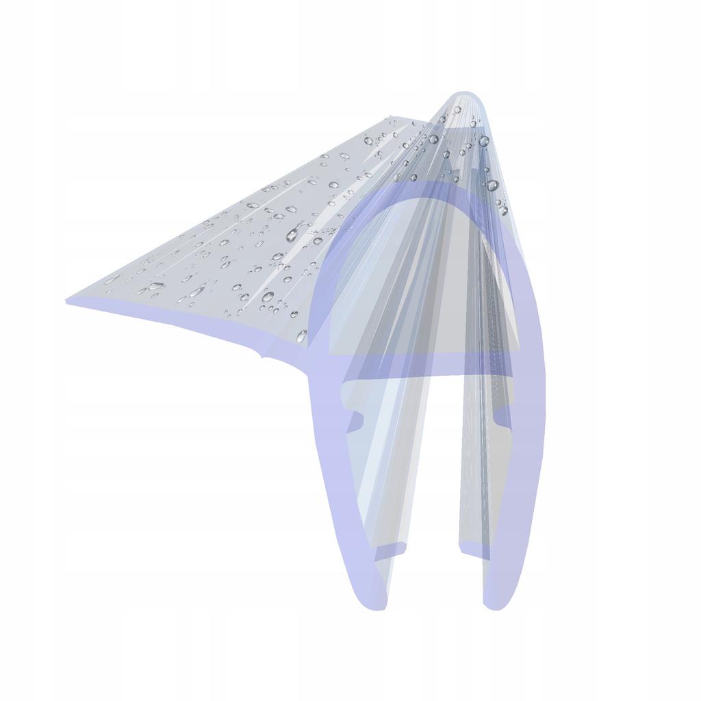 Shower cabin seal D03 4-5mm 40cm sealing strip
