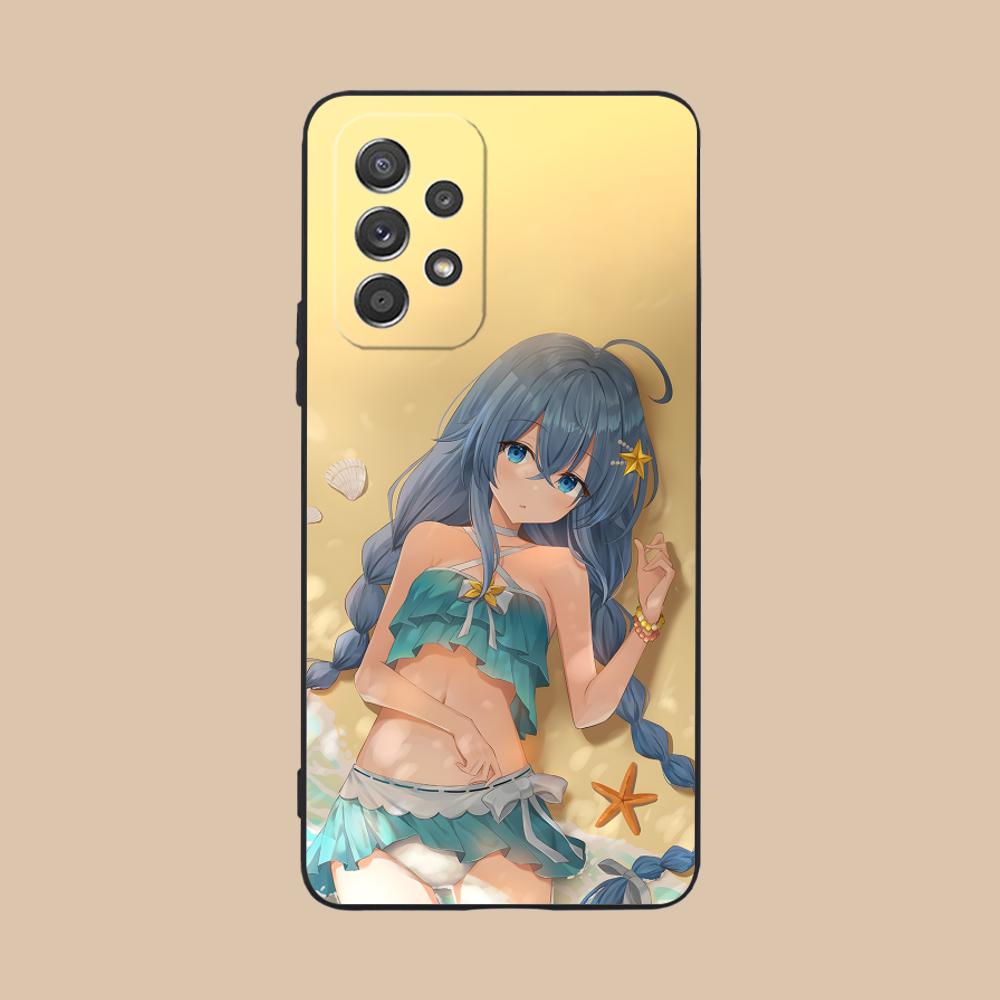

Mushoku Tensei Roxy Phone Case for Samsung Galaxy A73 72 71 70 56 55 54 53 52 36 35 34 23 16 15 5G Black Pretty Cover Smartphone Galaxy A73 5G