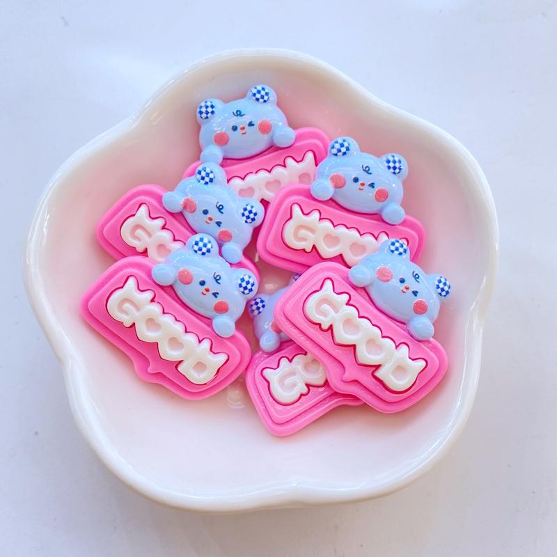 

10Pcs New Cute Mini Cartoon Animal Plate Flat Back Resin Scrapbooking DIY Jewelry Craft Decoration Accessories