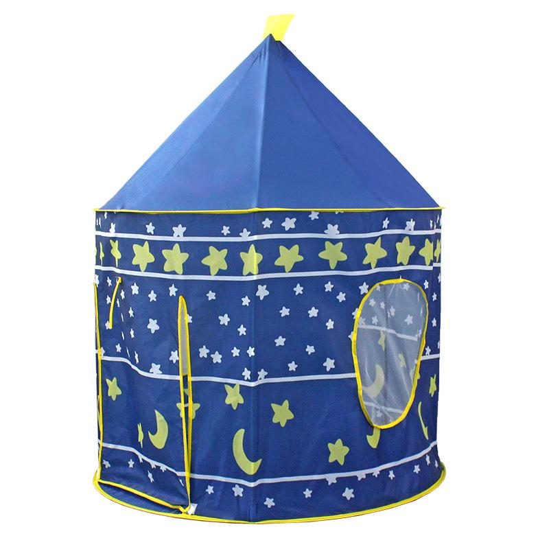 Kids  Castle Yurt Tent: Foldable Indoor/Outdoor Playpen & Ball Pit
