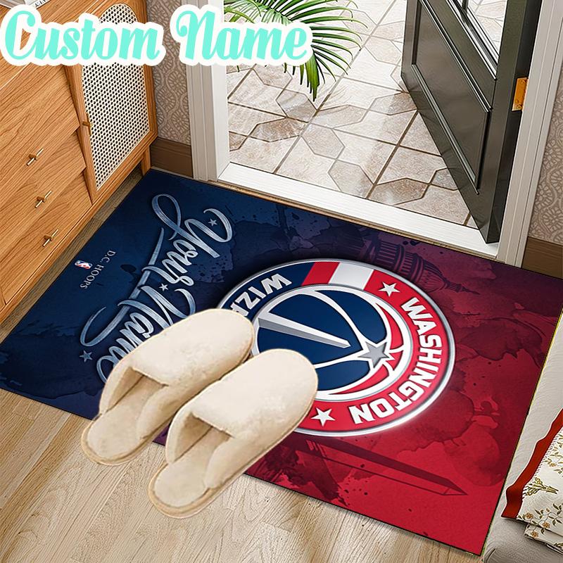Custom Name Washington basketball Logo Rug Office Rug Chair Mat Non Slip Carpet Rugs for Bedrooms Dining Room Living Room Home Decor gifts