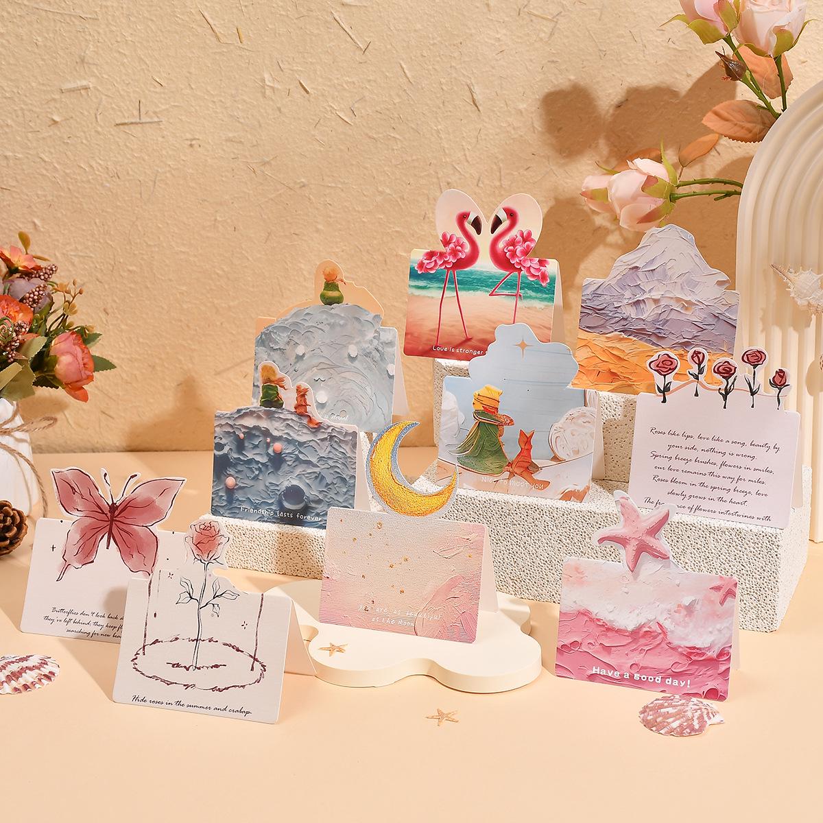 

3D квіткова креативна вітальна листівка - День народження, День вчителя, листівка з подякою