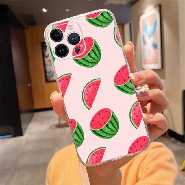 Pouzdro na telefon pro iPhone 14 13 12 11 Pro Max Xs Max Xr X 12mini 14 Plus Se Ovocné pouzdro Funda Capa Cell