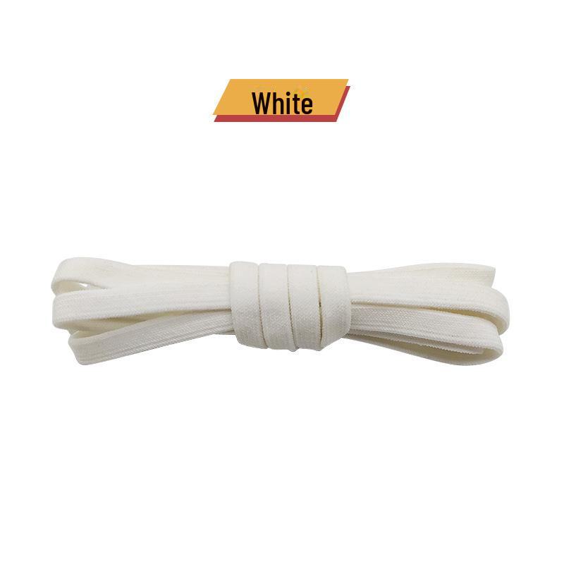 

Черно-белые двухслойные эластичные шнурки для мужской и женской парусиновой и спортивной обуви 60cm (1 pair) белый