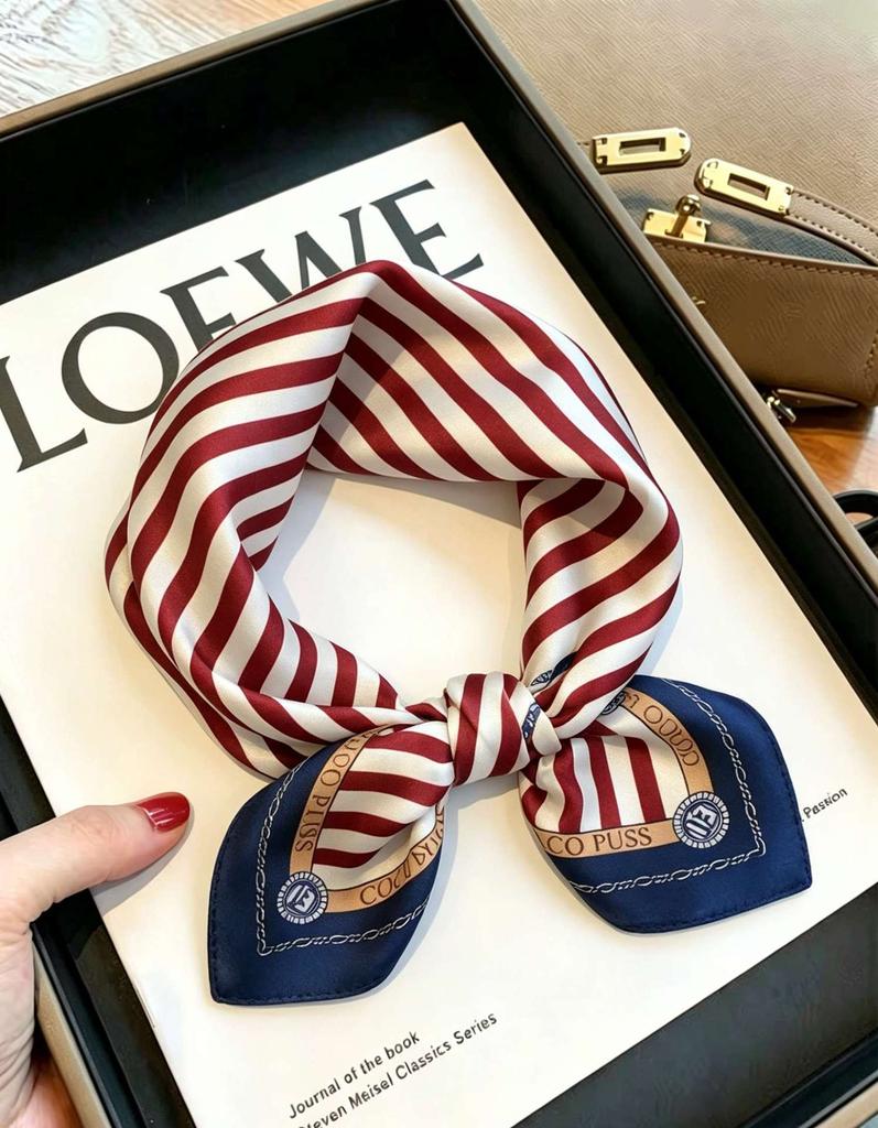 [111 Mulberry Silk] Silk Silk Scarf Spring Fashion Versatile Silk Square Scarf High-end Scarf Women