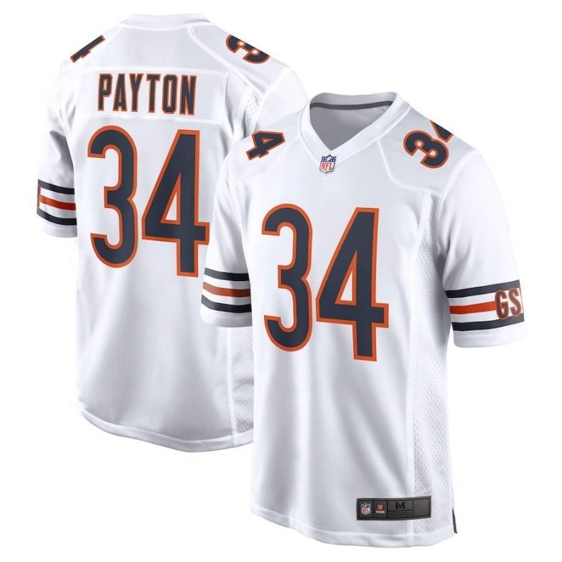 Chicago Bears Walter Payton 34 NFL Football Jersey Mens Sports Fan Apparel Team Uniform Replica