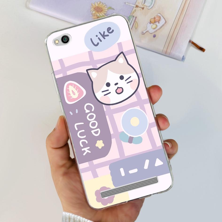 For Xiaomi Redmi 4A Case Fashion Butterfly Transparent Silicone Soft Cover For Xiaomi Redmi 5A Funda Redmi5A Redmi4A Phone Cases