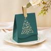 Christmas Candy Bag Gift Box, T015 Green Christmas Tree Design, 2