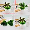 Faux Green Plant With Silk And Plastic For Hotel And Commercial Space Decoration