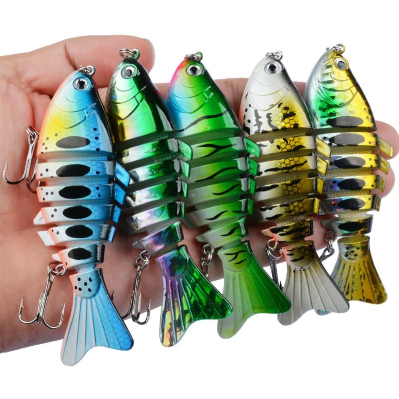

Multi-joint Fish Simulation , 7- Sinking Pencil, Long-casting Fake For Bass, Snakehead, And Blackfish One Size