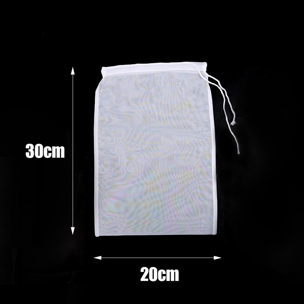 

Reusable Soy Milk Filter Bag Nylon Filter Strainer Wine Dregs Honey Vegetable Fruit Juice Coffee Kitchen Colation Screen 100mesh 1PC