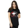 DC Comics Womens/Ladies Justice League I Love My Puddin´ Cotton Boyfriend T-Shirt
