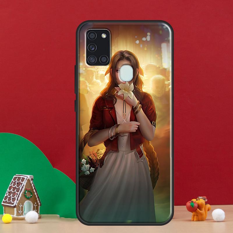 Aerith Gainsborough Final Fantasy Case For Samsung Galaxy A54 A34 A14 A51 A71 A50 A52S A12 A22 A32 A52 A53 A33 A13 Cover Coque