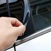 6PCS Black Carbon Window Trim Covers B C Pillar Posts Stickers Car Accessories For Mercedes Benz S Class W140 MK3 1992~1999 1993