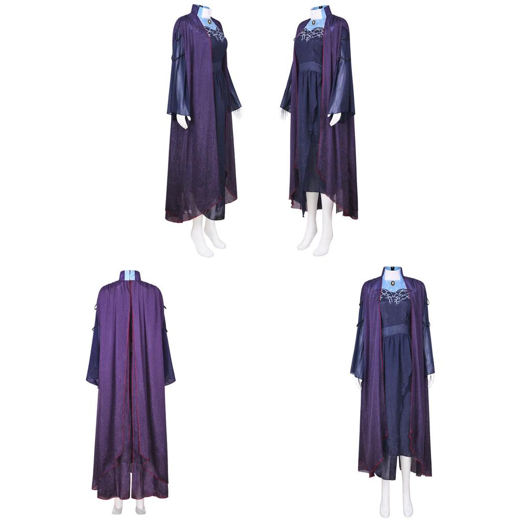 Wandavision Agatha Harkness Cosplay Kostüm Aus Polyesterstoff Für Anime-Fans