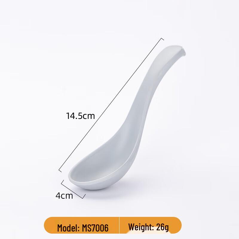 YISHUXIANG Melamin Ramen- & Suppenlöffel (10er-Pack)