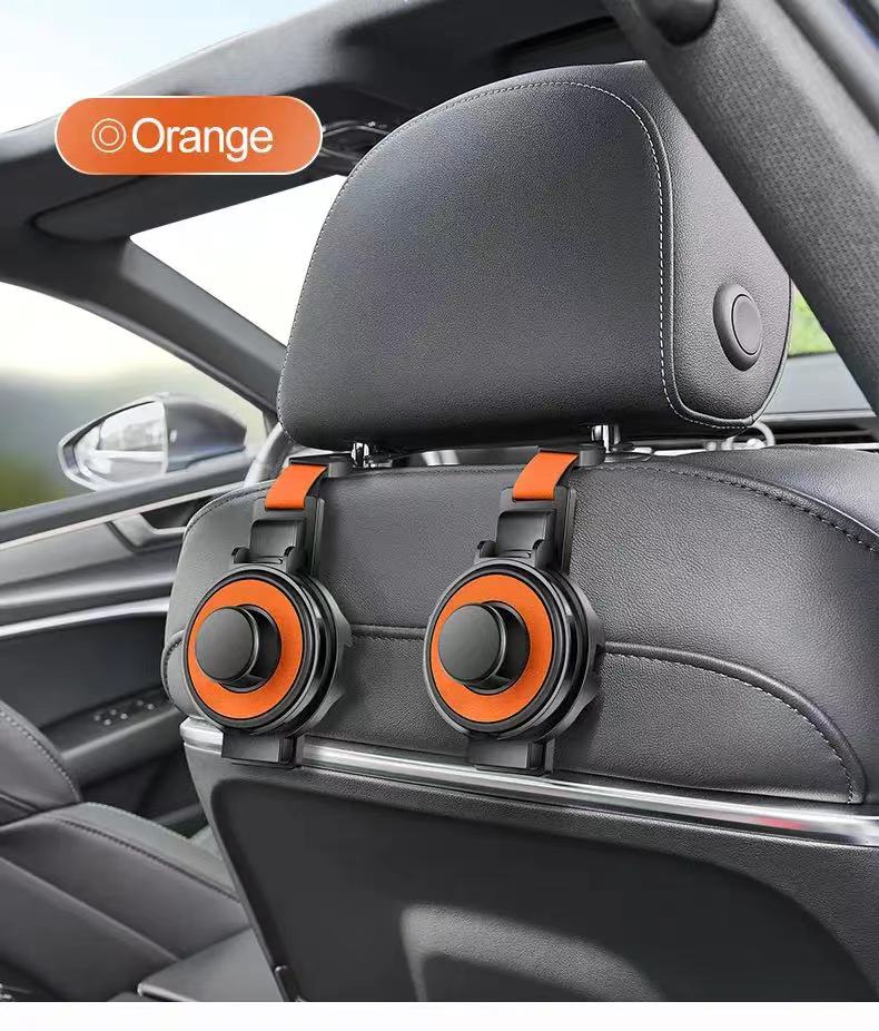 Car Seat Headrest Hook Car Multifunctional Water Cup Holder Auto Back Seat Organizer Hanger Handbag Car Interior Accessories