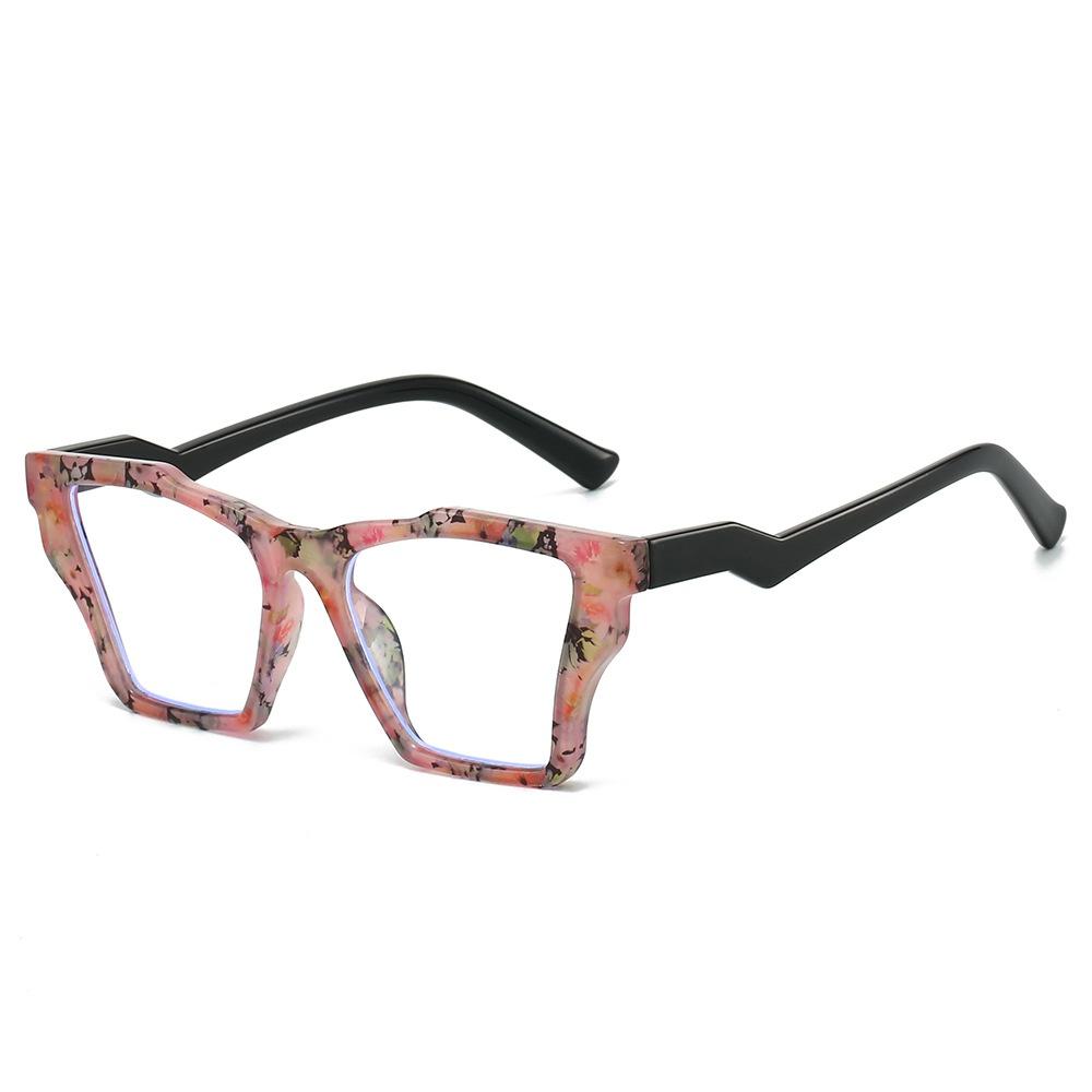Ins New Personality Irregular Leopard Women Anti Blue Light Glasses High Quality Anti Mobile Phone Radiation Men Casual Glasses