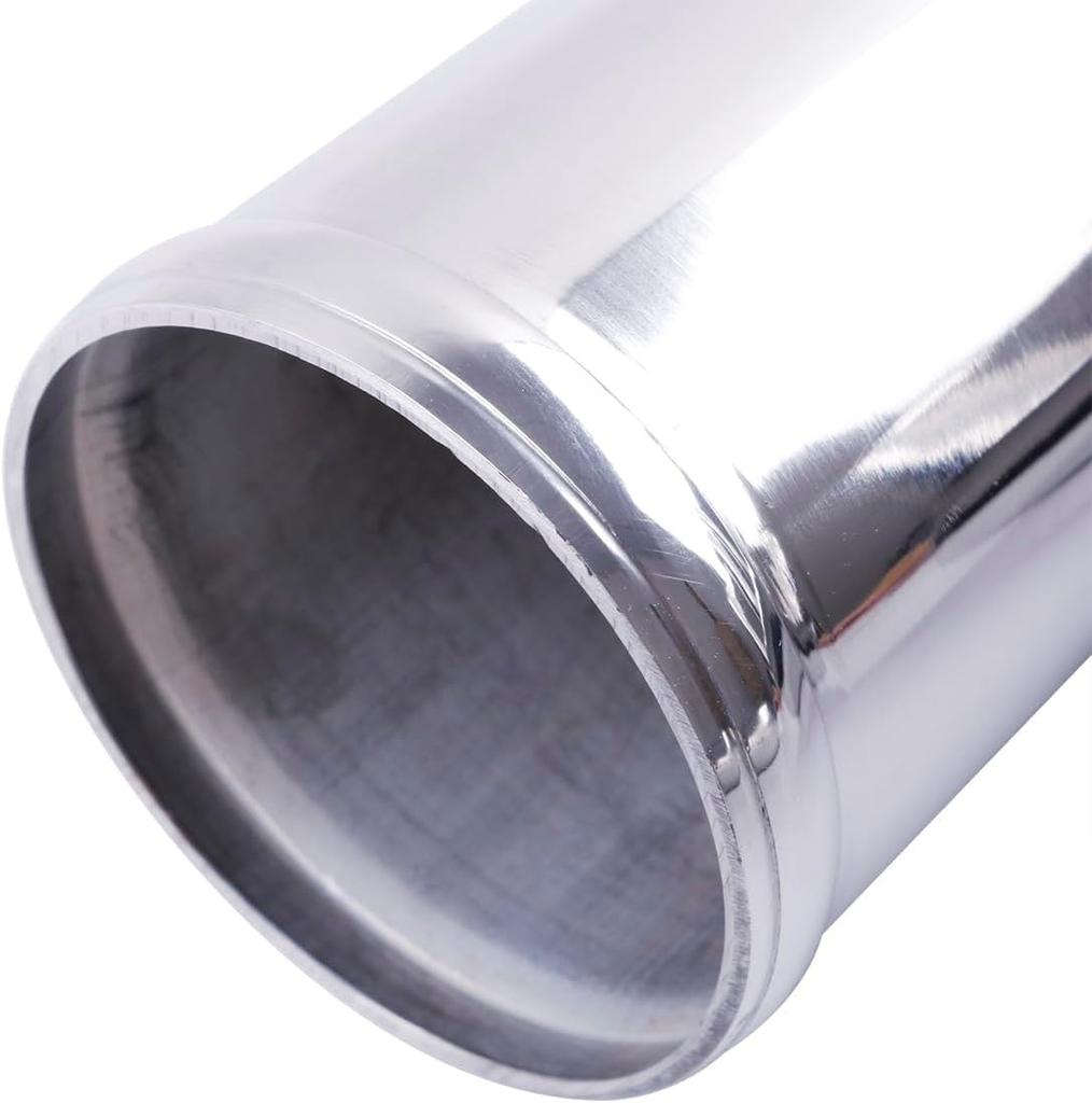 ZAP Performance 90 Degree Intercooler Aluminum Alloy Silver for 76mm Outer 300mm 2mm Wall Thickness 76mm Pipe, Tube, Tone, Cars, Diameter, Length,
