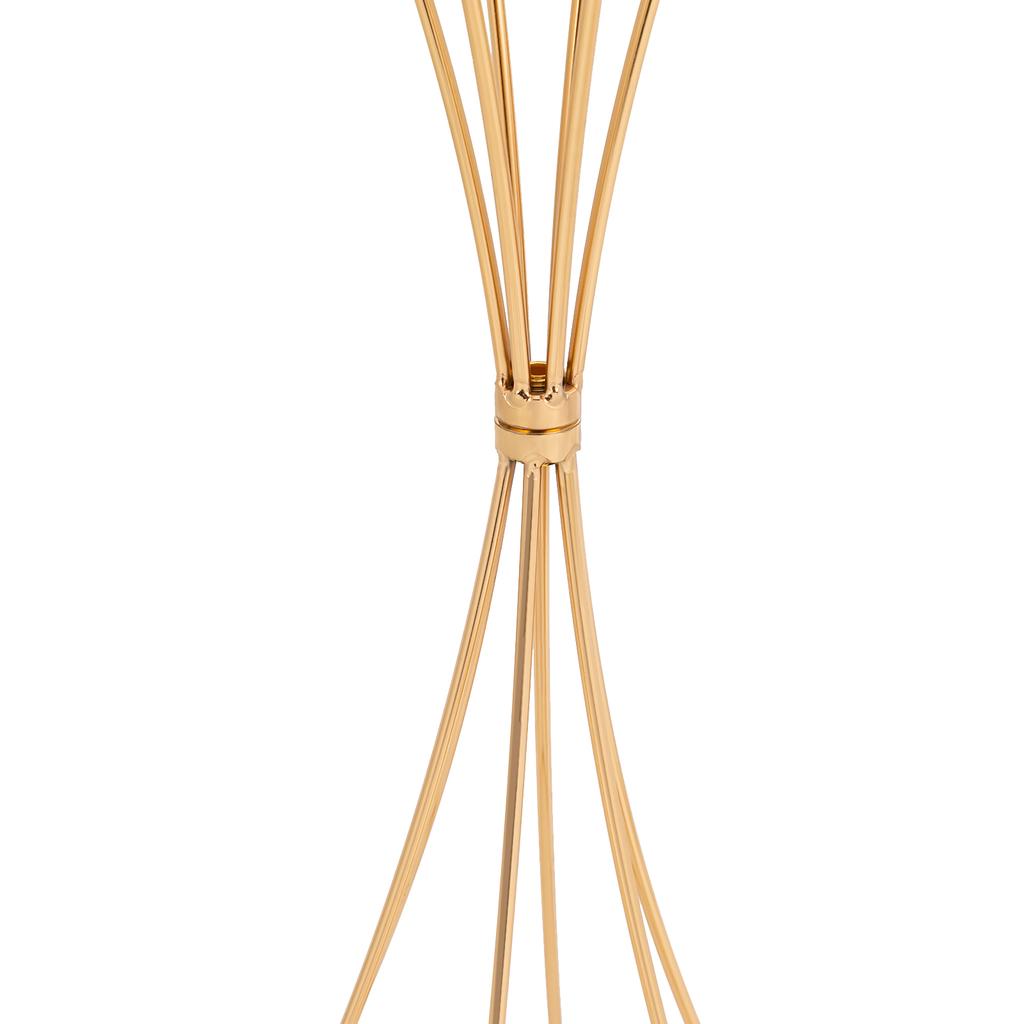 Guld Timglas Bröllop Blomsterställ Set Järn Dekorativ Displayhållare för Fest Födelsedag Bankett Fotobås Dekor