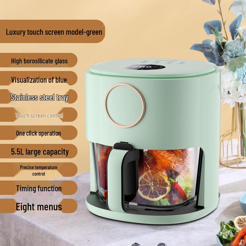 Xianke Smart Touch Large-Capacity Smokeless Air Fryer