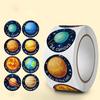 500pcs Solar System Reward Stickers Realistic Planet Outer Space with Astronauts, Comet, The Moon School