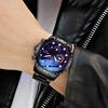 Stylish Analog Watch with Waterproof Calendar and Stainless Steel Black Band and Black Dial Men's Strap,