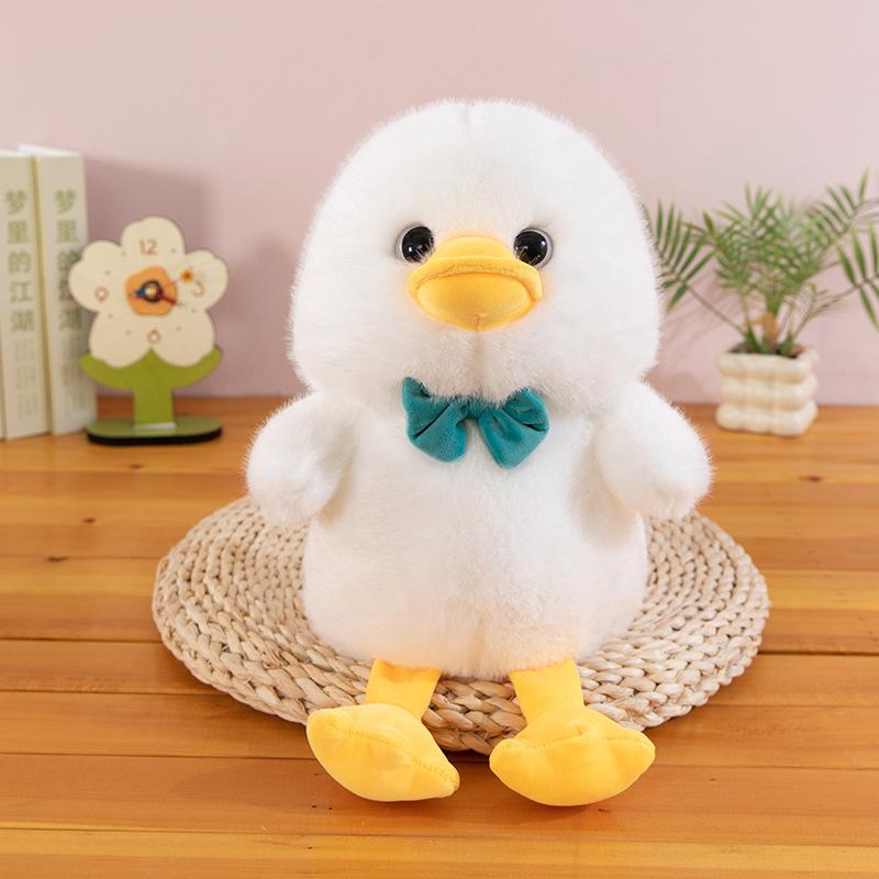 Tie Bow Cute Cartoon Duck Animal Plush Toy For Children And Collectors Toy