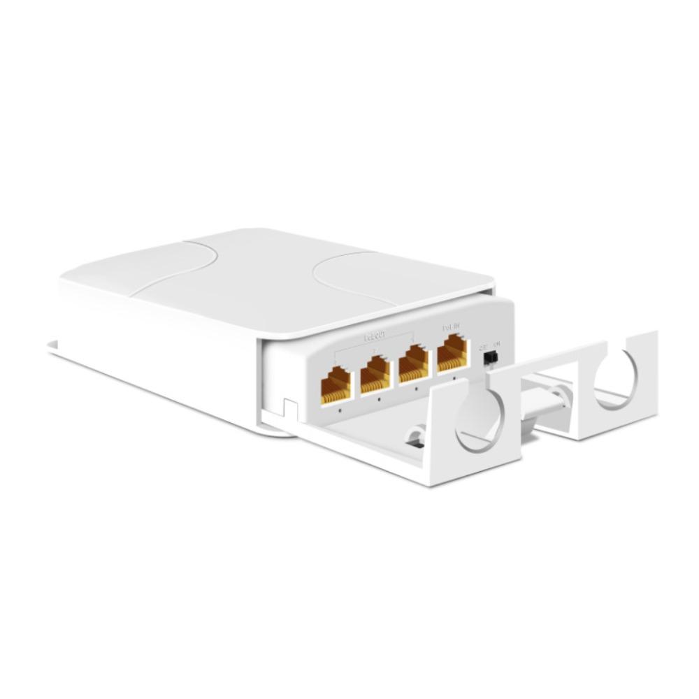 Industrial Network Switch Repeater 4 Port PoE Repeater for IP Port Transmission Extender