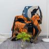 Halloween Style Tassel Blanket Single Person Full Cover Sofa Towel Picnic Mat For Comfortable Outdoor Indoor Relaxation
