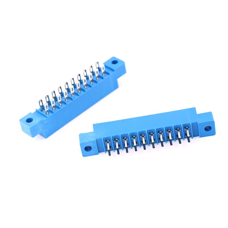 1X Conector Margine Card Rând Dublu 2X10 20 Pini Pas 3.96Mm Slot Soclu de Lipit