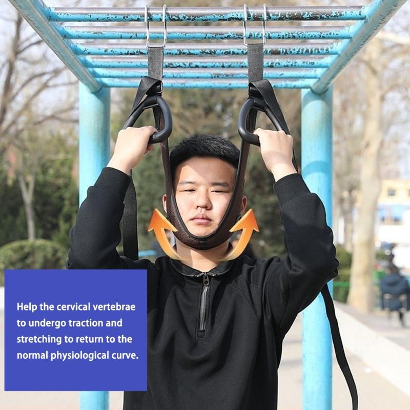 Cervical Neck Rehabilitation Device with Expanded Chin Protection High Resiliences Sponge Design For Postures Correction
