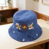 Childrens Cartoon Bear Sun Hat With Wide Brim For Summer Sun Protection And Breathability