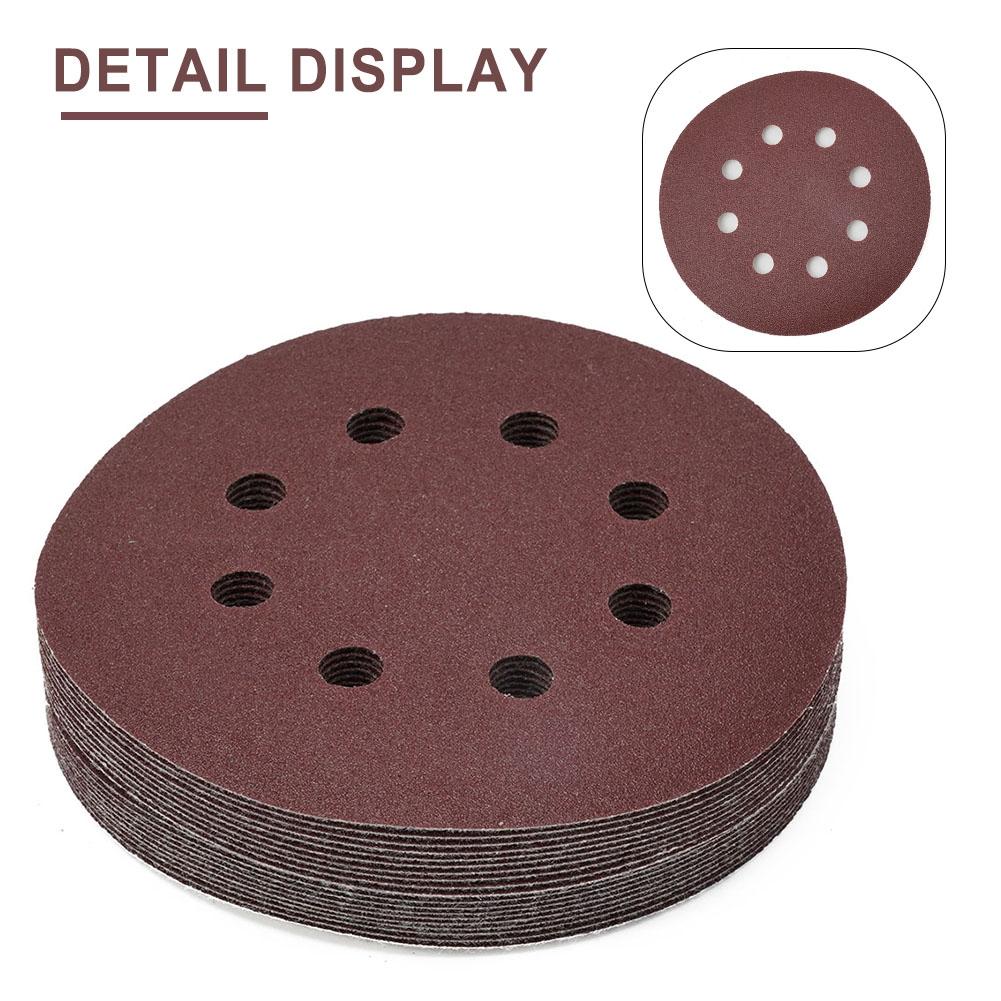 Industrial Quality 5 Inch Sanding Discs Pack of 20 High Quality Grits 40 2000