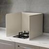 Cream Stainless Steel Kitchen Splatter Guard