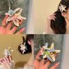 Y2K Blue Starfish Hairpin Summer Beach Vacation Hair Clip  Sweet Bangs Clip Girls Women Hair Accessories