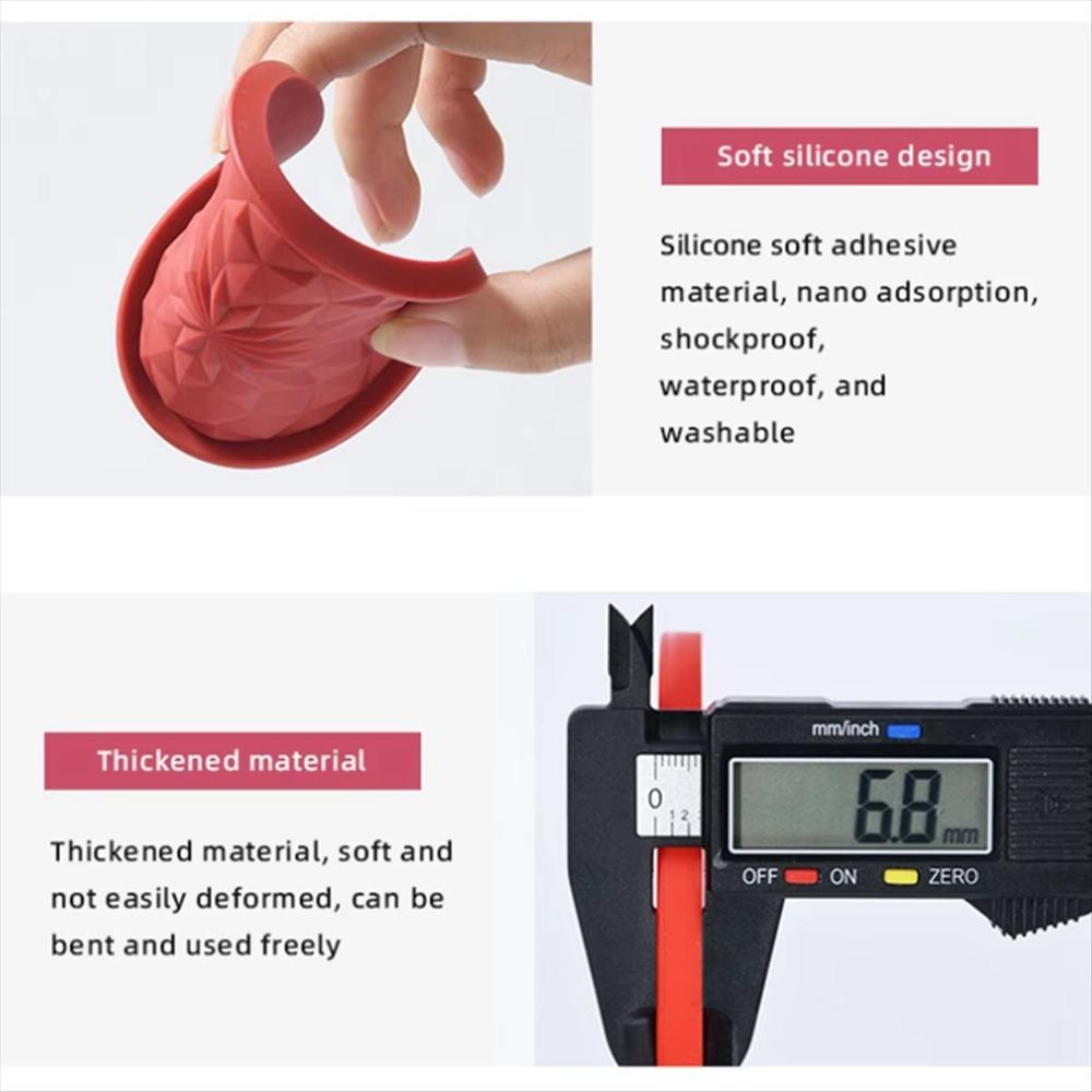 6/10 ks Kulaté podložky pod hrnky Silikonové podložky na čaj Izolované podtácky na nápoje Sada Dekorace baru