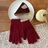 Women's Korean Style Fingerless Knit Gloves