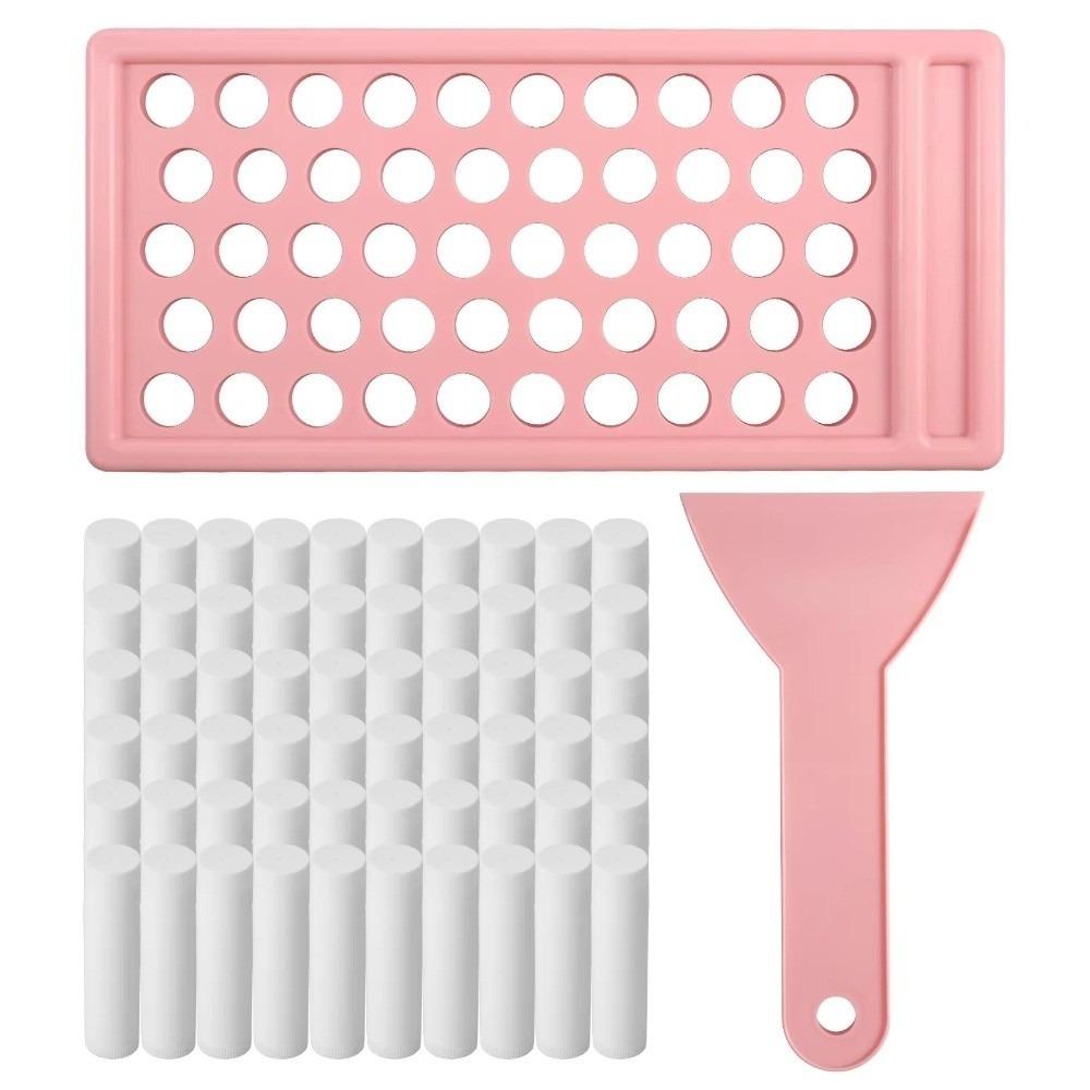 

50 шт. Пластиковые пустые тюбики для помады Выкручивающиеся DIY Домашняя гигиеническая помада Создание косметического продукта White lipstick tube