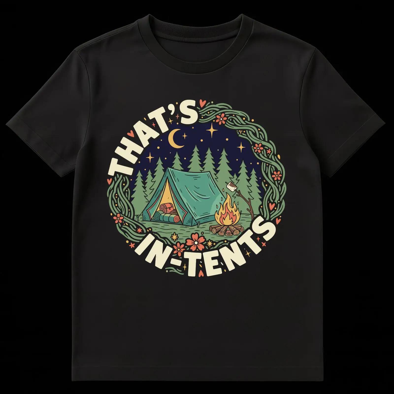 

Outdoor Lover amp 39 In Tents Pun Camping Adventure T Shirt vintage Washed Stylish Stretched Comfortable Soft Slightly S разноцветный