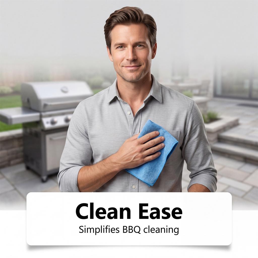 BBQ Grill Cleaner Spray for Outdoor Cooking Surfaces and Plates Effective Grease and Grime Remover Suitable for BBQ Grills and Kitchen Use 120ml